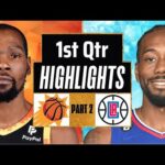 LA Clippers vs Phoenix Suns 1st QTR - PART 2 Highlights | Jan 8 | 2024 NBA Regular Season