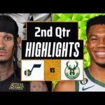 Milwaukee Bucks vs Utah Jazz Full Highlights 2nd QTR | Jan 8 | 2024 NBA Regular Season