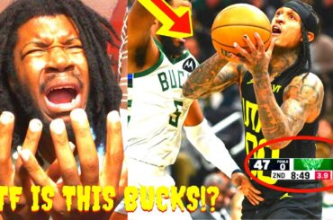 BUCKS VS JAZZ REACTION 2024 MILWAUKEE BUCKS VS UTAH JAZZ HIGHLIGHTS REACTION 2024