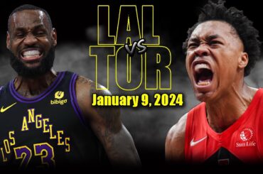 Los Angeles Lakers vs Toronto Raptors Full Game Highlights - January 9, 2023 | 2023-24 NBA Season