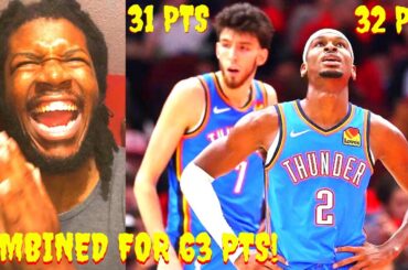 THUNDER VS WIZARDS REACTION 2024 OKLAHOMA CITY THUNDER VS WASHINGTON WIZARDS HIGHLIGHTS REACTION