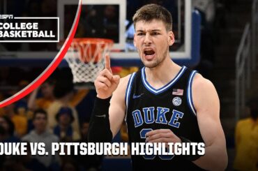 Duke Blue Devils vs. Pittsburgh Panthers | Full Game Highlights