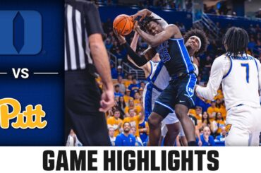 Duke vs. Pitt Game Highlights | 2023-24 ACC Men’s Basketball