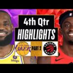 Los Angeles Lakers vs Toronto Raptors 4th QTR - PART 2 Highlights | Jan 9 | 2024 NBA Regular Season