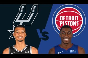 San Antonio Spurs vs Detroit Pistons | Free NBA Best Bets, Picks and Predictions For 1/10