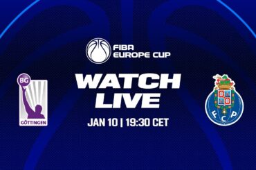 BG Gottingen v FC Porto | Full Basketball Game | FIBA Europe Cup 2023-24