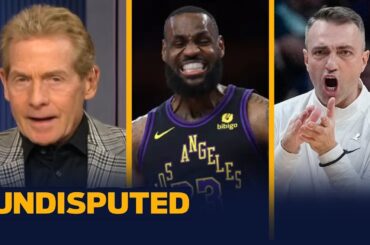 UNDISPUTED | The refs cover the hole of LeBron in FT - Skip Bayless agree Raptors HC rips officiting