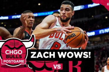 IMPRESSIVE Zach LaVine leads Chicago Bulls to OT win vs Rockets | CHGO Bulls Postgame