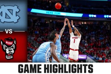 North Carolina vs. NC State Game Highlights | 2023-24 ACC Men’s Basketball