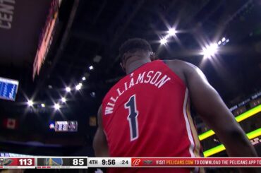 Pelicans Highlights: Zion Williamson with 19 Points vs. Golden State Warriors