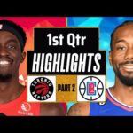 LA Clippers vs Toronto Raptors 1st QTR - PART 2 Highlights | Jan 10 | 2024 NBA Season