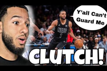 Mikal Bridges Is CLUTCH!! Reacting to Portland Trailblazers vs Brooklyn Nets Highlights