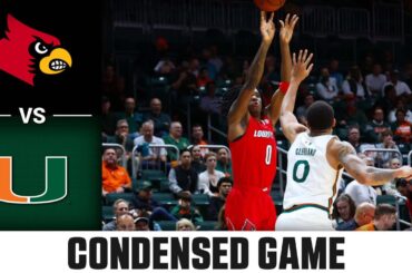 Louisville vs. Miami Condensed Game | 2023-24 ACC Men’s Basketball