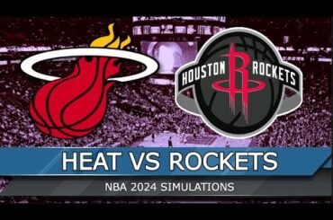 Miami Heat vs Houston Rockets | NBA Today 1/8 Full Game Highlights (NBA 2K24 Sim)