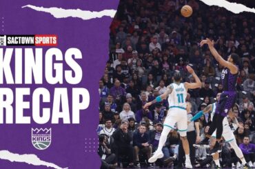 Charlotte Hornets vs Sacramento Kings recap & reactions