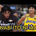 MAX CHRISTIE NG LOS ANGELES LAKERS MASAYA AT NAPASAMA SIYA SA PAGSASARA NG GAME.