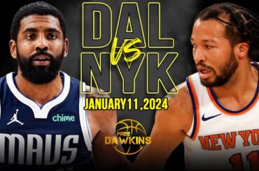 Dallas Mavericks vs New York Knicks Full Game Highlights | January 1, 2024 | FreeDawkins