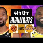 Los Angeles Lakers vs Phoenix Suns 4th QTR - PART 2 Highlights | Jan 11 | 2024 NBA Regular Season