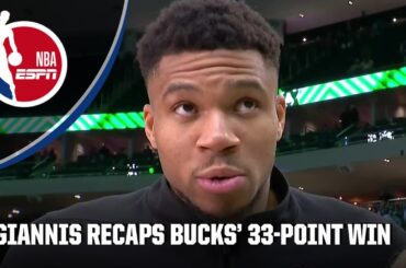 Giannis Antetokounmpo says Bucks ‘set the tone’ early in blowout win vs. Celtics | NBA on ESPN