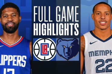 CLIPPERS at GRIZZLIES | FULL GAME HIGHLIGHTS | January 12, 2024