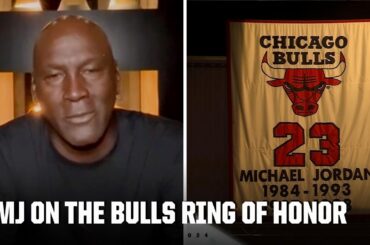 Michael Jordan reacts to making the Bulls' Ring of Honor | NBA on ESPN