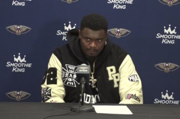 Zion Williamson | Pelicans-Nuggets Postgame Interview 1/12/2024