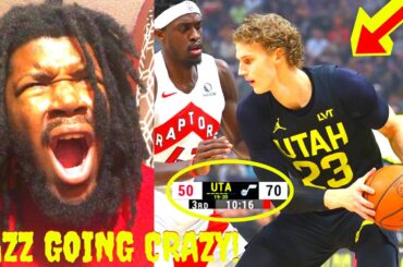 JAZZ VS RAPTORS REACTION 2024 TORONTO RAPTORS VS UTAH JAZZ HIGHLIGHTS REACTION 2024