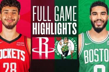 ROCKETS at CELTICS | FULL GAME HIGHLIGHTS | January 13, 2024