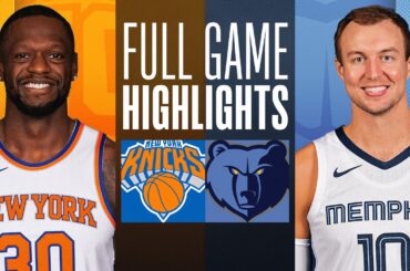 KNICKS at GRIZZLIES | FULL GAME HIGHLIGHTS | January 13, 2024