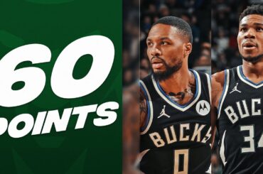 Giannis (33 PTS) & Dame (27 PTS) Combine For 60 PTS In Bucks W! 🔥 | January 13, 2024