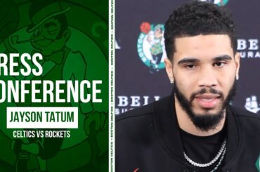 Jayson Tatum We All MOVED ON From Ime Udoka Situation | Celtics vs Rockets Postgame Interview 1/13