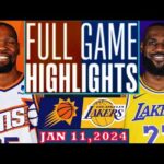 Los Angeles Lakers VS Phoenix Suns GAME  1+2 FULL Highlights JAN 11, 2024