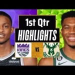 Milwaukee Bucks vs Sacramento Kings Full Highlights 1st QTR | Jan 14 | 2024 NBA Regular Season