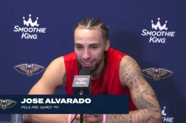 Jose Alvarado on win over Mavericks | Pelicans-Mavericks Postgame Interview 1/13/2024