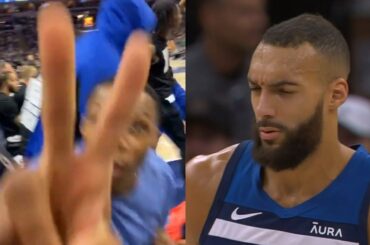 Russell Westbrook trolls Rudy Gobert for airballing free throw and Rudy gets revenge