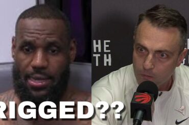 Raptors vs Lakers was a joke! Raptors coach goes off on officials