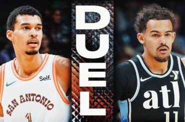 EXCITING #MLKDay DUEL! Wemby (23 PTS & 5 BLK) & Trae Young (33 PTS & 13 AST) | January 15, 2024