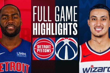 PISTONS at WIZARDS | FULL GAME HIGHLIGHTS | January 15, 2024