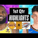 Los Angeles Lakers vs Oklahoma City Thunder Full Highlights 1st QTR| Jan 15| 2024 NBA Regular Season