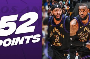 Anthony Davis (27 PTS) & LeBron James (25 PTS) Combine For 52 PTS On #MLKDay! | January 15, 2024