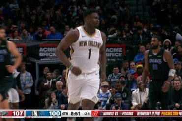 Pelicans Stat Leader Highlights: Zion Williamson with 30 points vs. Dallas Mavericks 1/15/24