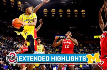 Ohio State at Michigan | Extended Highlights | Big Ten Men's Basketball | Jan. 15, 2024