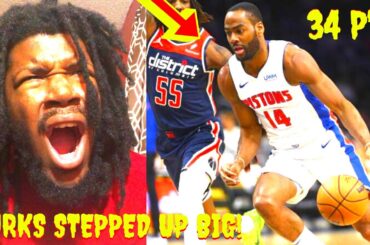 PISTONS VS WIZARDS REACTION 2024 DETROIT PISTONS VS WASHINGTON WIZARDS HIGHLIGHTS REACTION 2024