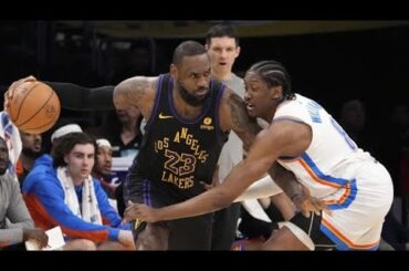 Oklahoma City Thunder vs Los Angeles Lakers - Full Game Highlights | Jan 15, 2024 | 2023-24 Season