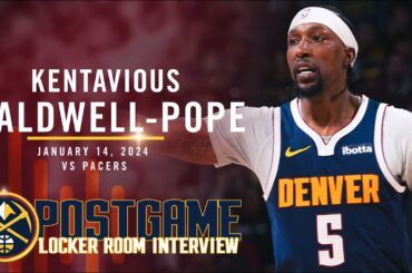 Kentavious Caldwell-Pope Locker Room Interview vs. Pacers 🎙