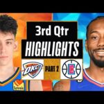 LA Clippers vs Oklahoma City Thunder 3rd QTR - PART 2 Highlights | Jan 16 | 2024 NBA Regular Season