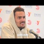 Atlanta Hawks' Trae Young After Win Over Spurs