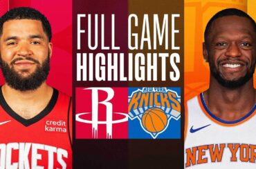 ROCKETS at KNICKS | FULL GAME HIGHLIGHTS | January 17, 2024