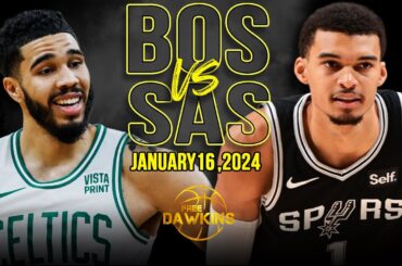 Boston Celtics vs San Antonio Spurs Full Game Highlights | January 17, 2024 | FreeDawkins