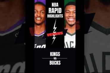 NBA RAPIDS: Sacramento Kings Vs Milwaukee Bucks | Jan 14 | 2024 #nbahighlights #damianlillard